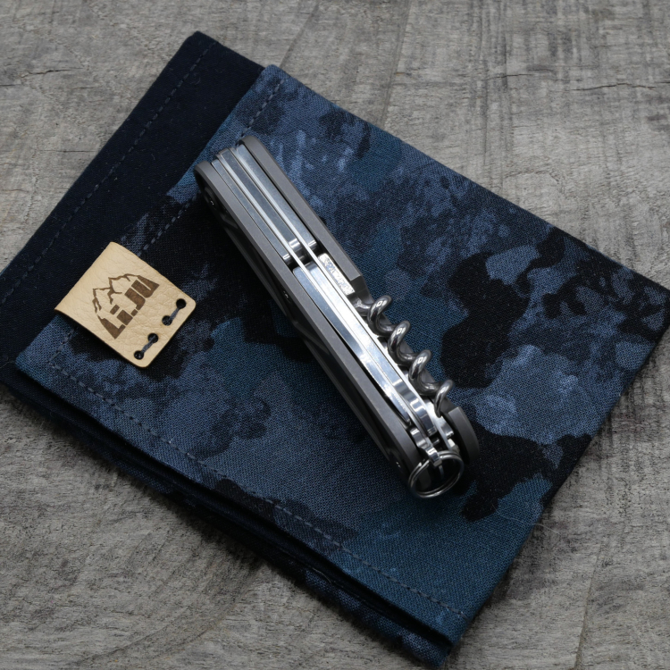 Preview: TITAN - TRIANGLE  91mm geschraubt - dark wash - CLIMBER - Titan Grade 5  (Ti 6AI 4V)